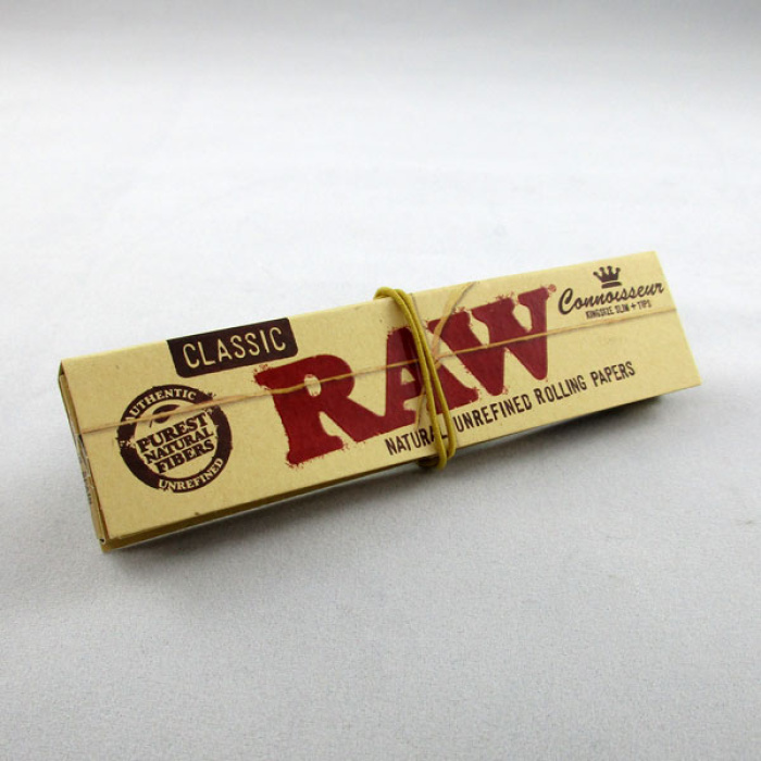 Raw Classic Connoisseur King Size With Tips - Puffland