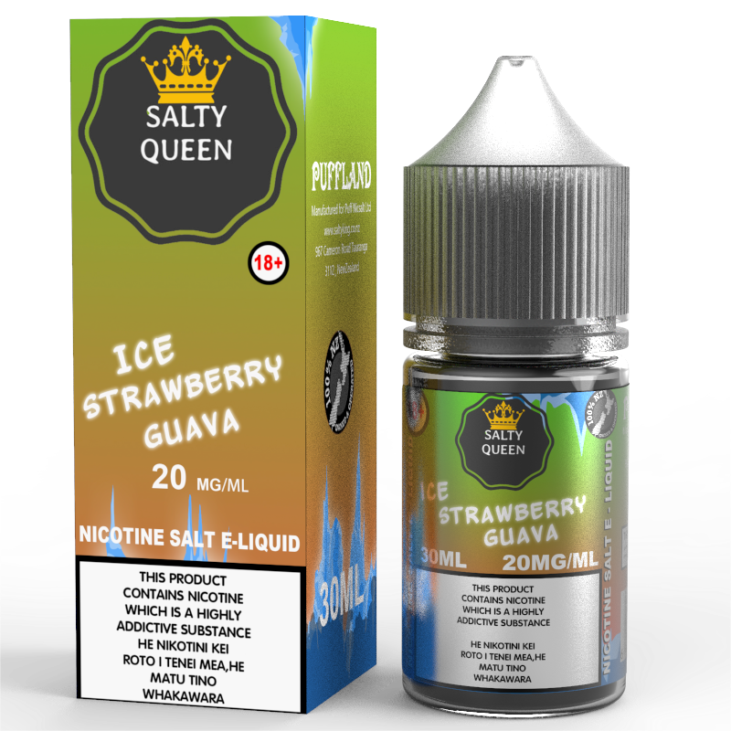 Ice Strawberry Guava Nicotine Salt - Puffland